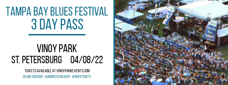 Tampa Bay Blues Festival - 3 Day Pass at Vinoy Park