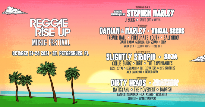 Reggae Rise Up: Slightly Stoopid, Iration & Hirie - 3 Day Pass at Vinoy Park