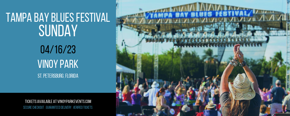 Tampa Bay Blues Festival  - Sunday at Vinoy Park