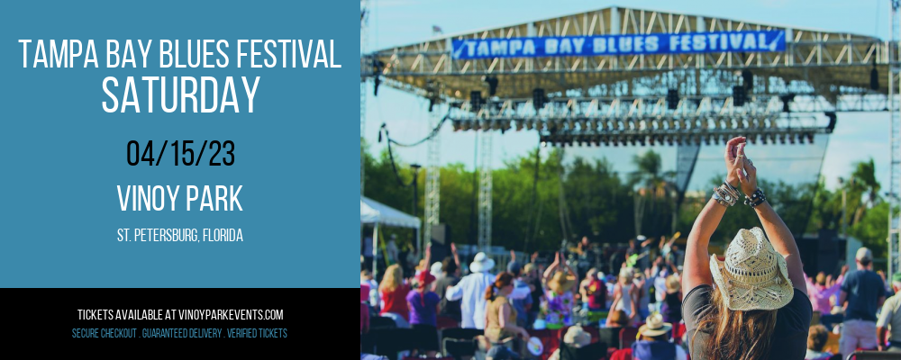 Tampa Bay Blues Festival  - Saturday at Vinoy Park