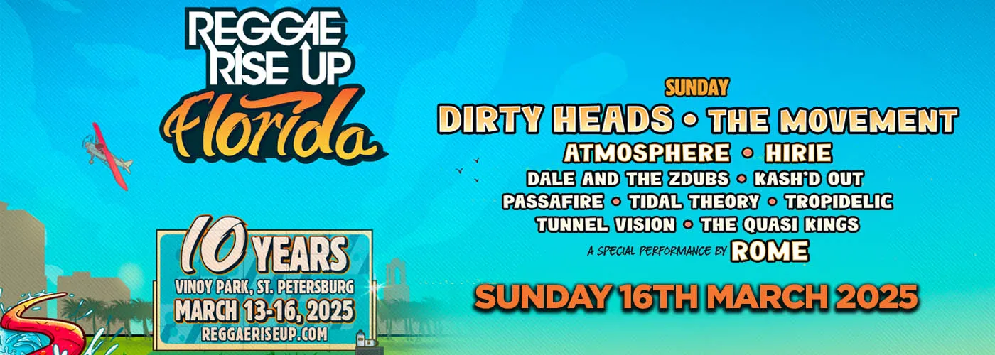 Reggae Rise Up Florida: Dirty Heads, The Movement & Atmosphere – Sunday