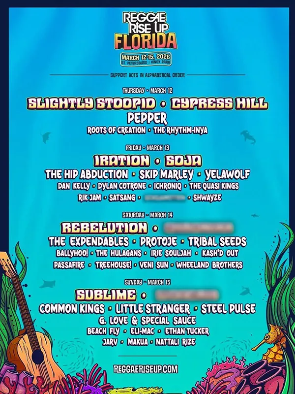 Reggae Rise Up Florida tickets
