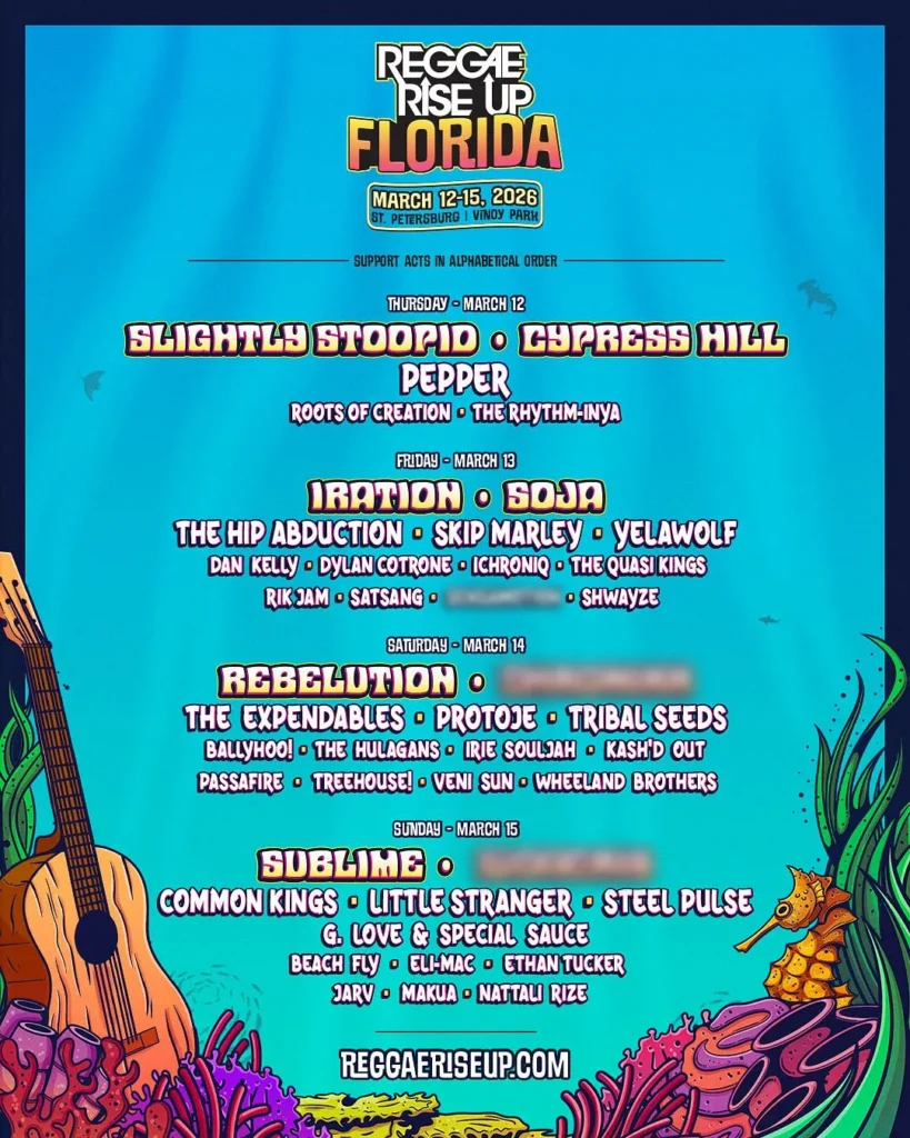 Reggae Rise Up Florida tickets