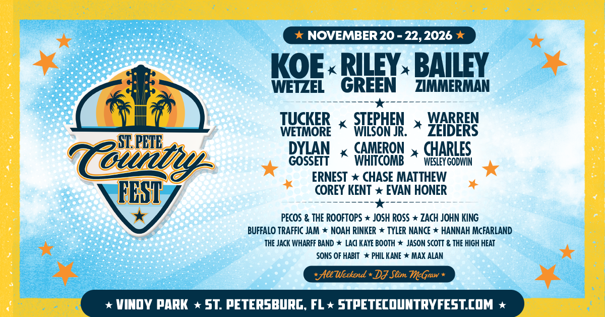 St. Pete Country Fest – 3 Day Pass